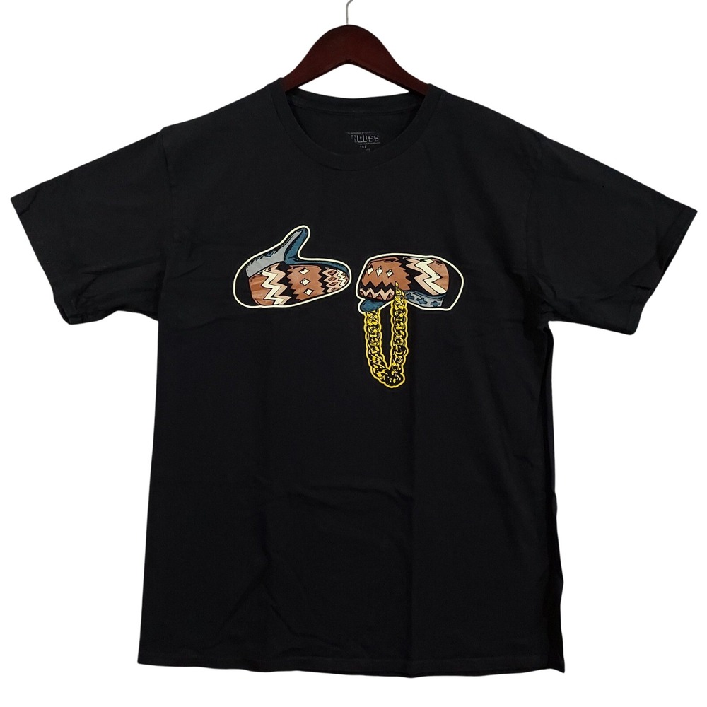 Run The Jewels‎ T-Shirt Mens Large Black Graphic Hip Hop Music Tee RTJ Logo